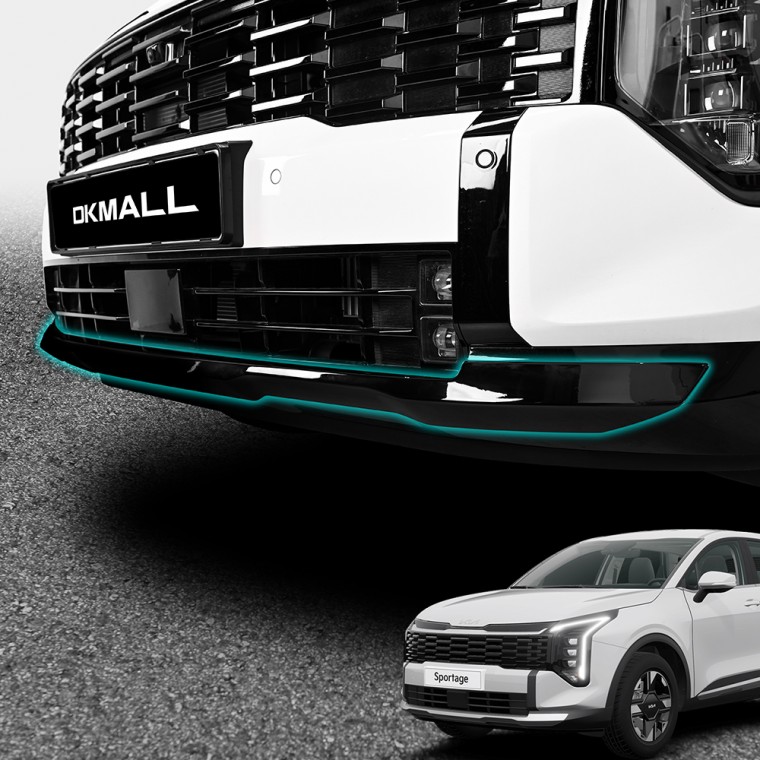 더뉴 스포티지 NQ5 튜닝 프론트 범퍼 하단 가니쉬