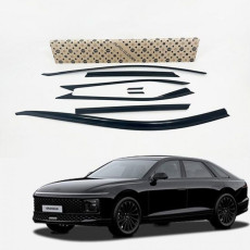 깨지지 않는 블랙 도어 바이져 그랜져GN7 8P E415